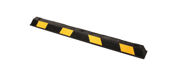 Black and Yellow Rubber Wheel Stop 1.65 metre