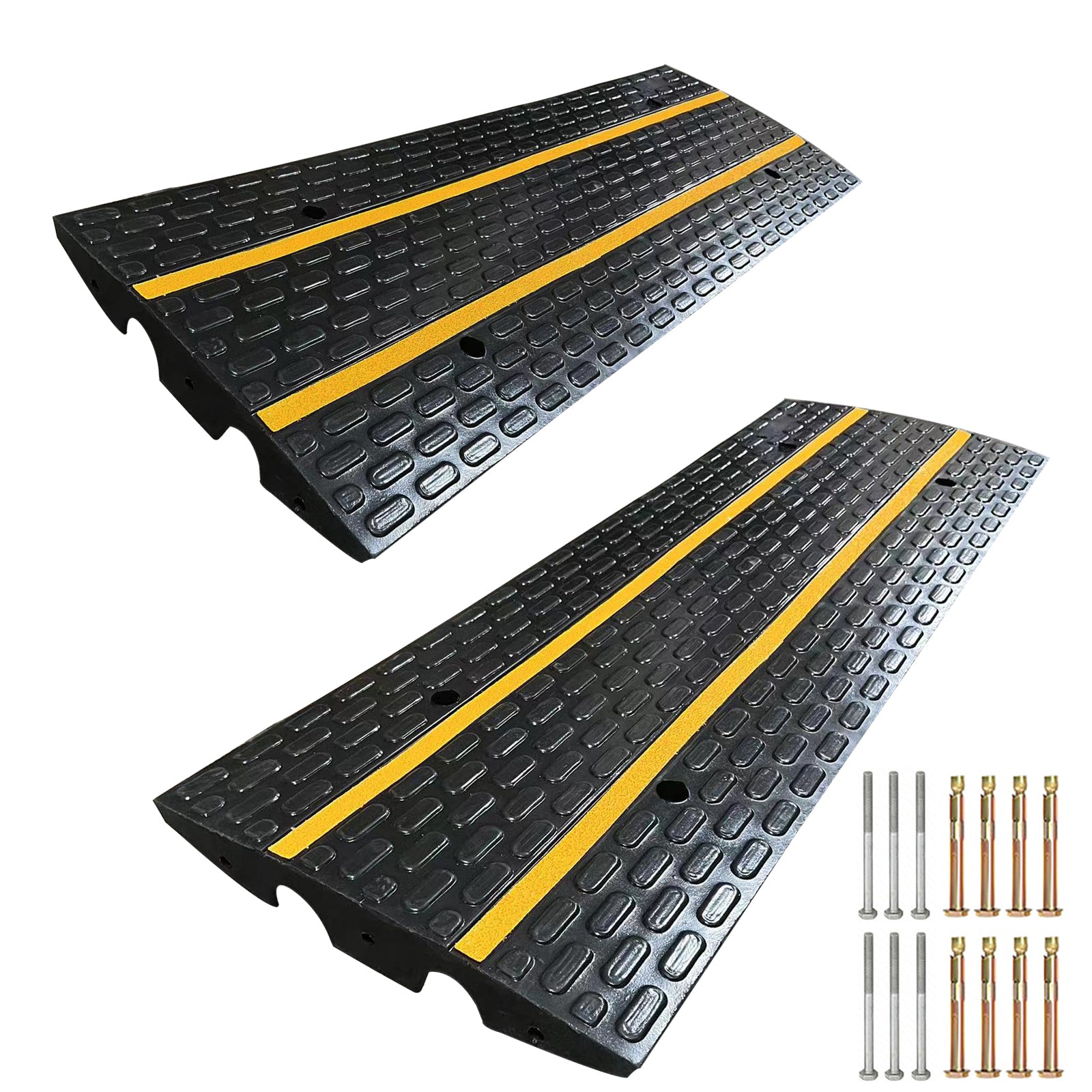 Driveway Kerb Ramp with 2 Channel Drainage