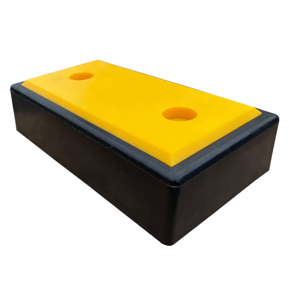 Heavy Duty Dock Rubber with PE plate 500 x 250 x 100mm(H)