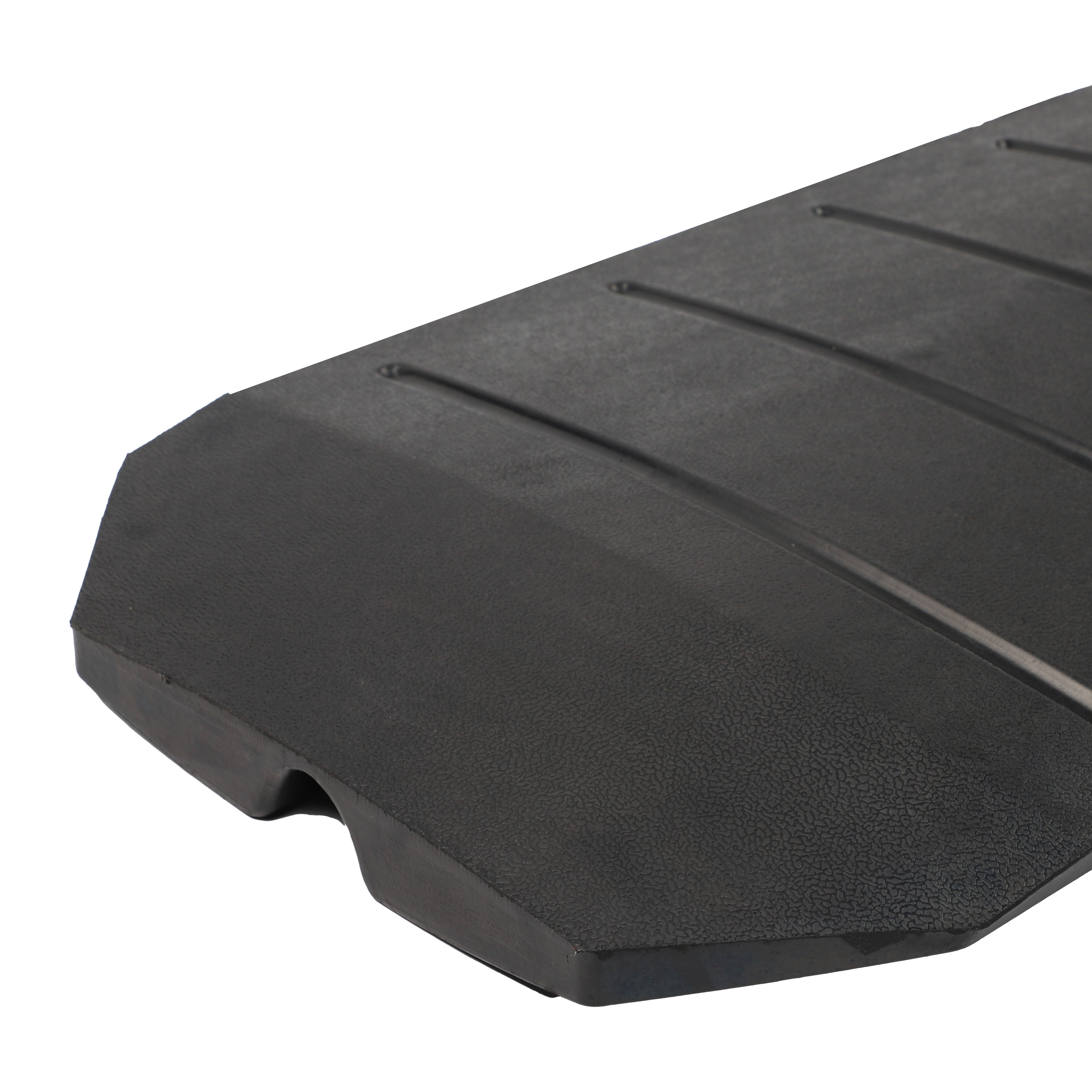 Premium Driveway Rubber Kerb Ramp 1.2m - End Module