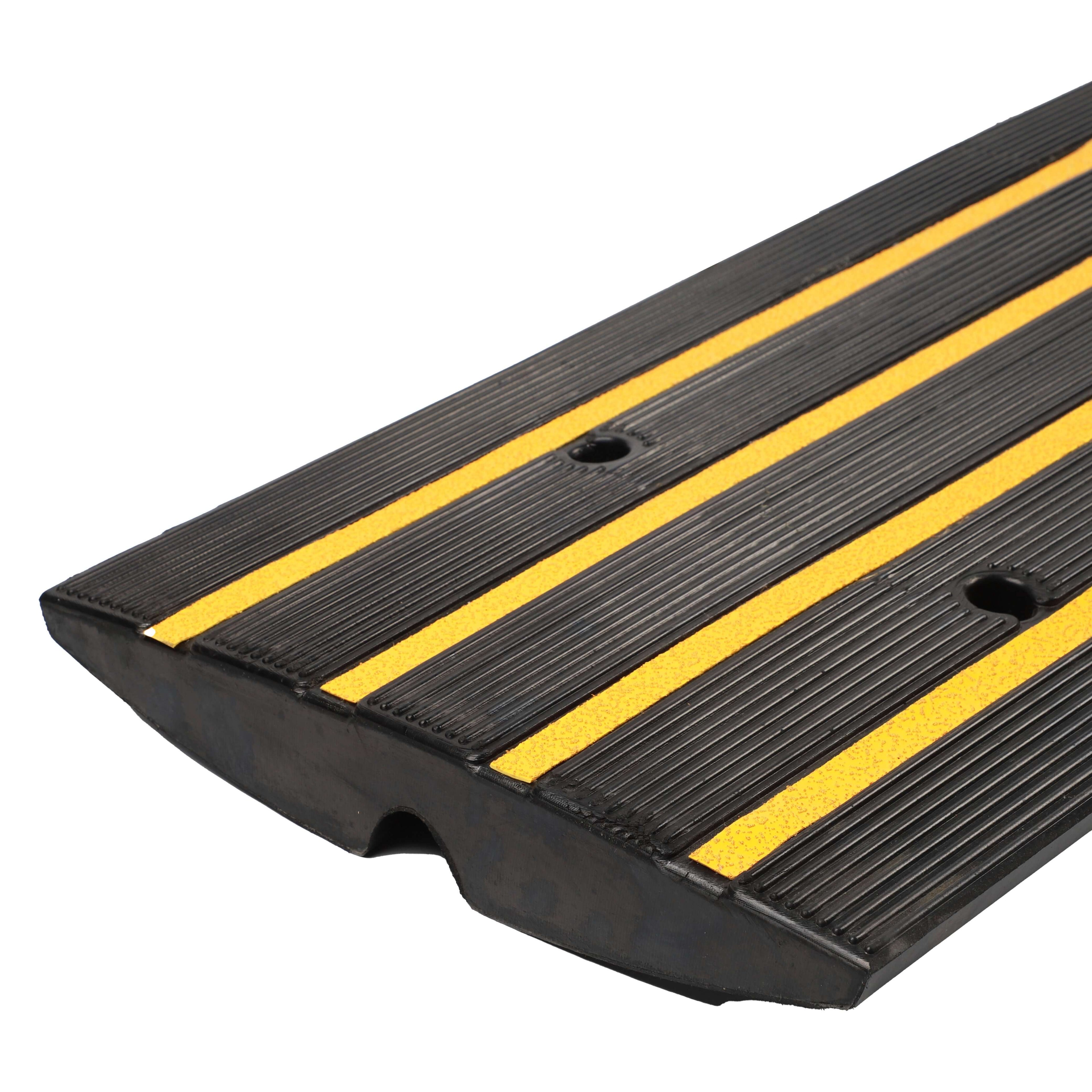 Driveway Rubber Kerb Ramp in 1.2m Sections for Rolled-Edge Kerb