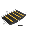 Rubber Kerb Ramp Bend Module