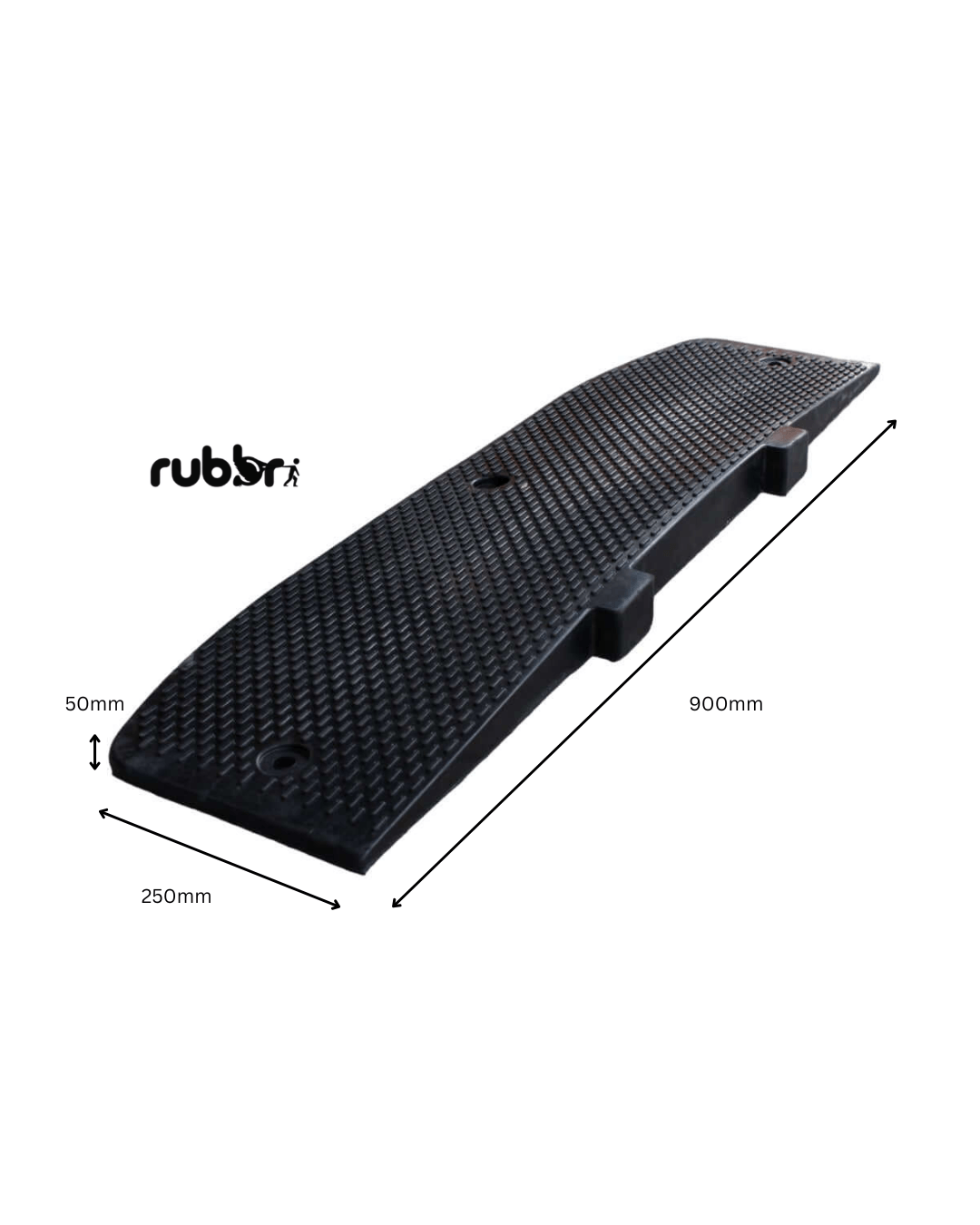 Speed Cushion End Section 250 x 900 x 50mm(H)