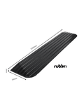 Solid Rubber Wheelchair Threshold Door Ramp With Winged Edges