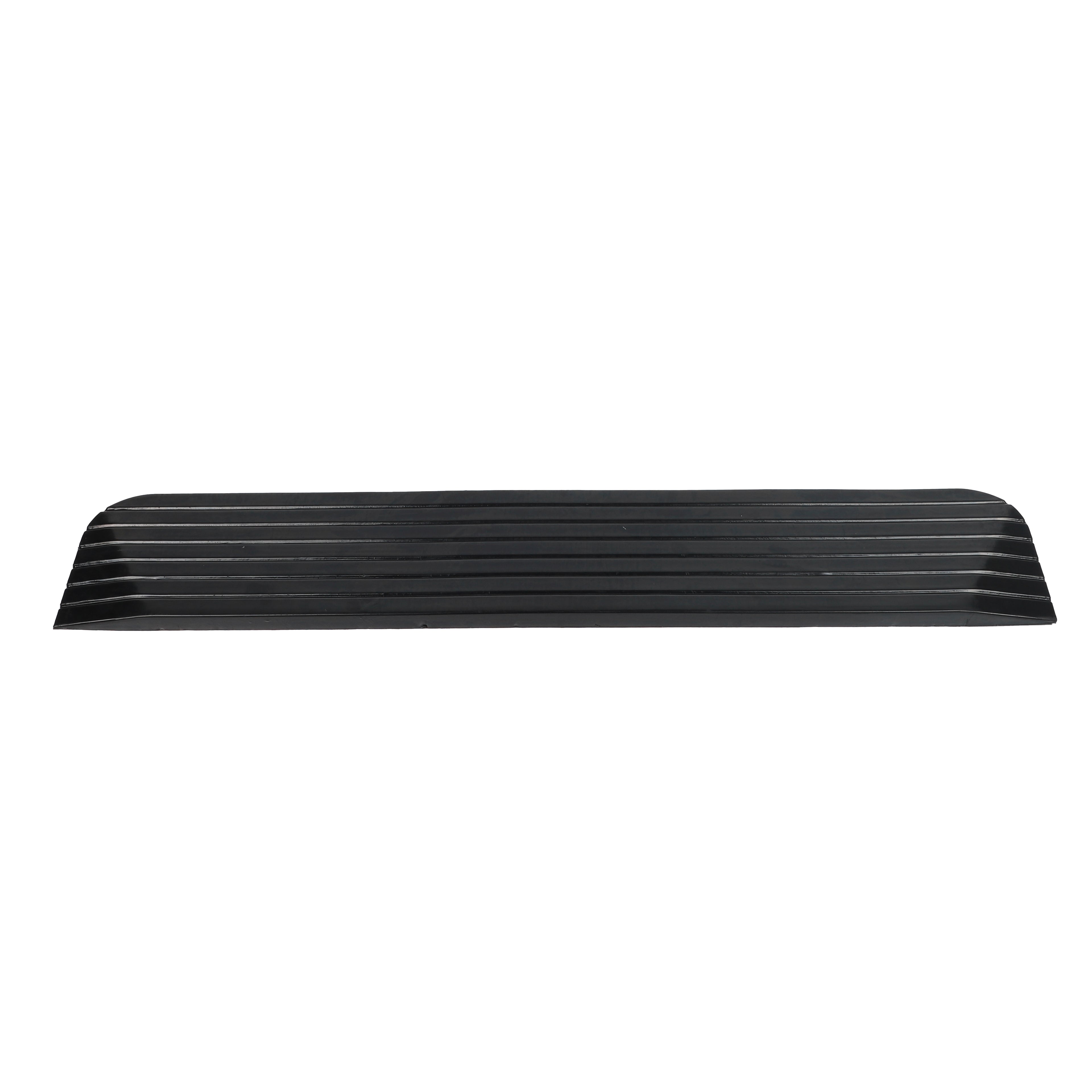Solid Rubber Wheelchair Threshold Door Ramp With Winged Edges