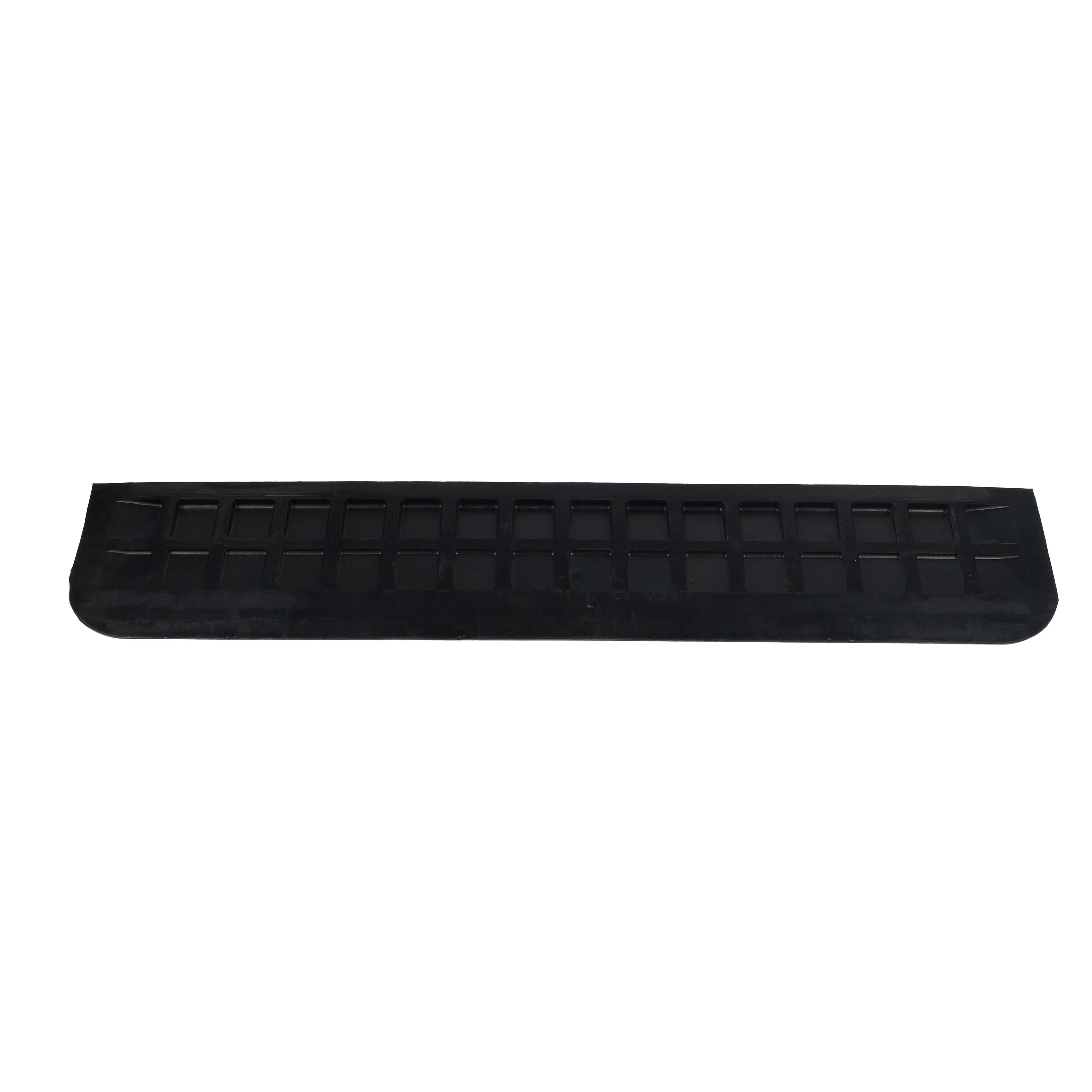 Solid Rubber Wheelchair Threshold Door Ramp With Winged Edges