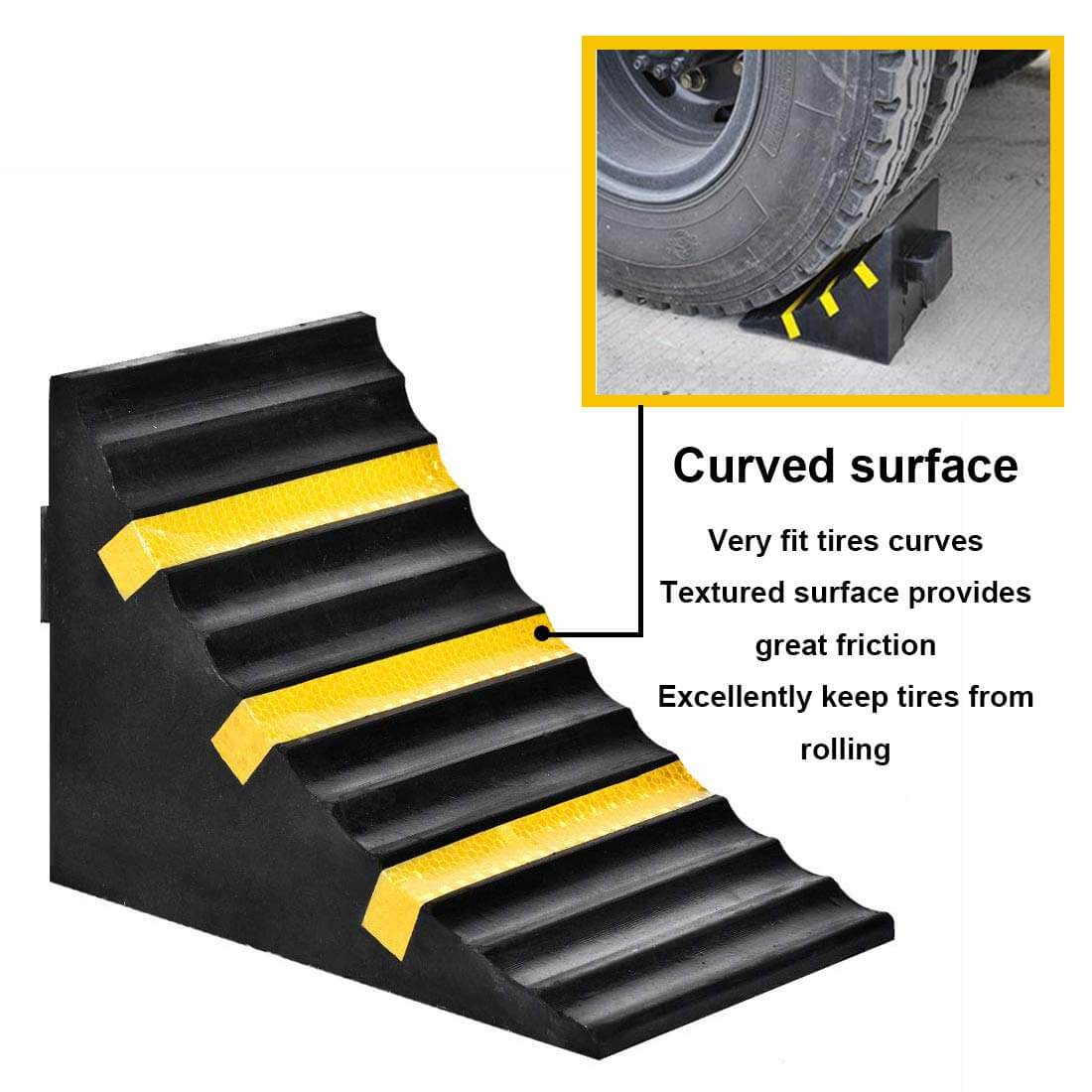Wheel Chock with Reflector